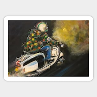 Retro Scooter, Classic Scooter, Scooterist, Scootering, Scooter Rider, Mod Art Sticker